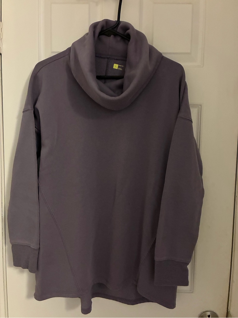 Women’s Cowl Neck Sweater - Lavender